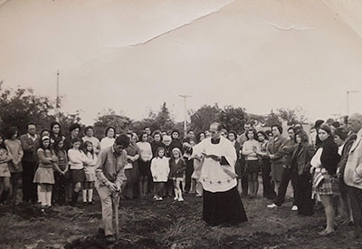 Colocacion de la piedra fundamental