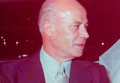 Raúl Cabaleiro en el casamiento de su hija