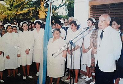 Acto en la Unidad Sanitaria