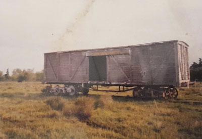Vagón de tren abandonado
