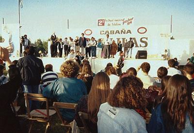 Acto de inicio del festival 1993