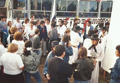 Llegada de las comisiones