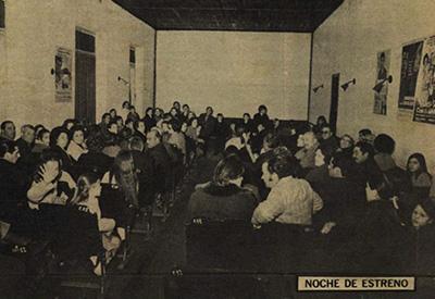 Estreno en el cine de Pasteur